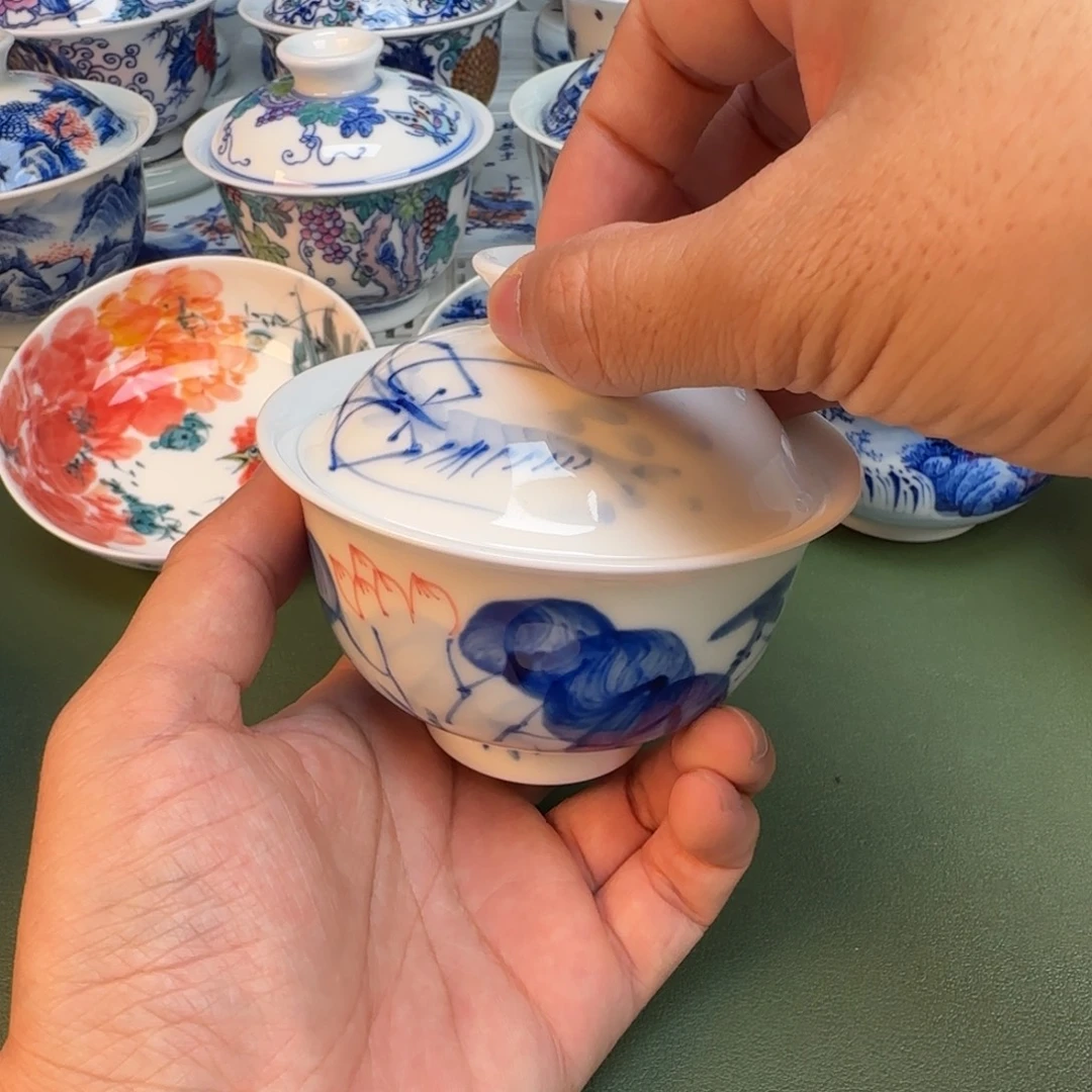 陶纯手工纯手绘茶具252