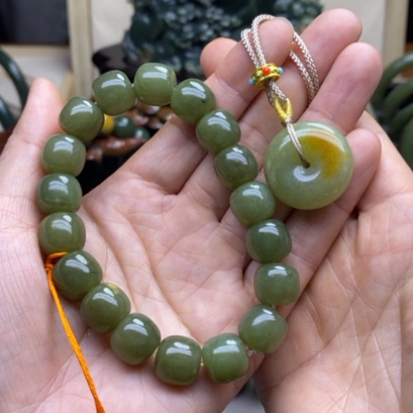 【闪购商品】和田玉手串未镶嵌色**沙