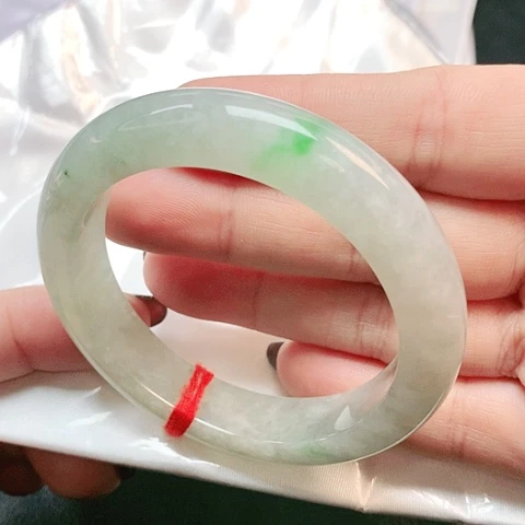 未镶嵌手镯翡翠正圈0400