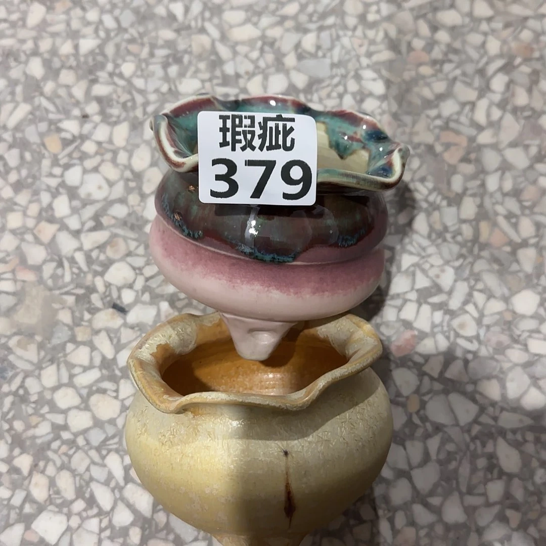 瓷片景德镇手工花盆