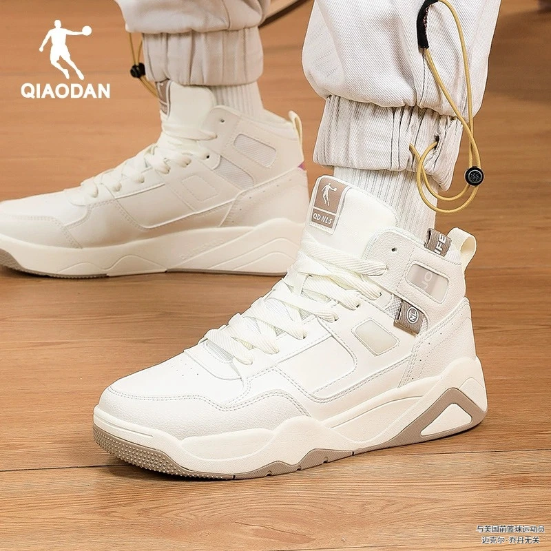 乔丹男鞋高帮板鞋2025秋冬季新款官方旗舰男士休闲鞋子防滑运动鞋