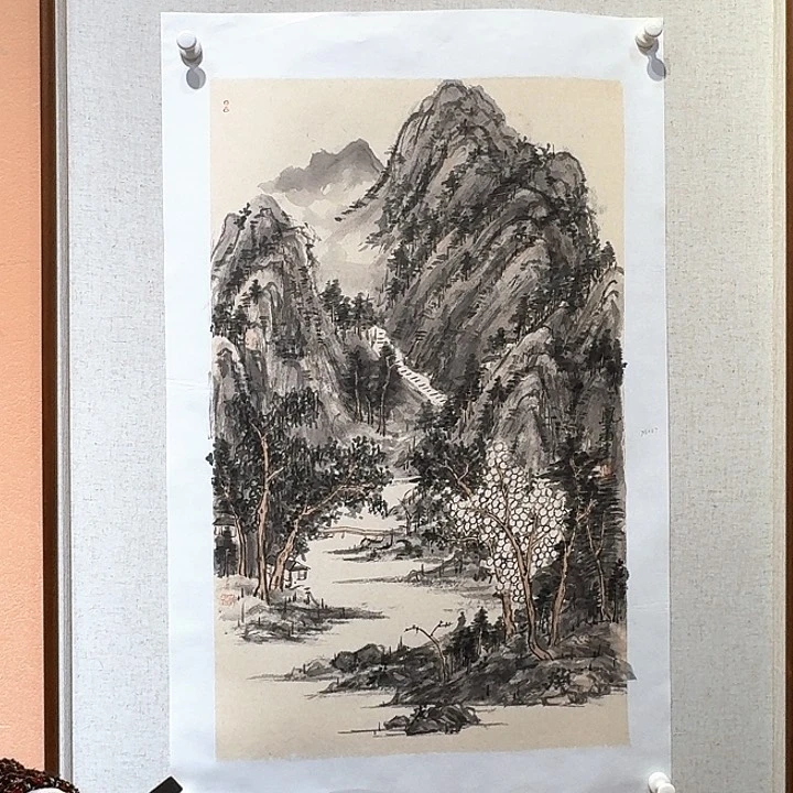 国画亲笔手绘放心去藏