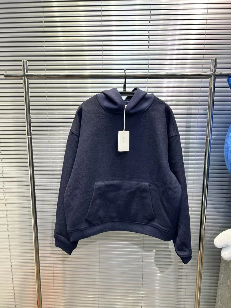 全新未使用 GALLIANO LANDOR 羊毛呢 高价款素版帽衫/全新