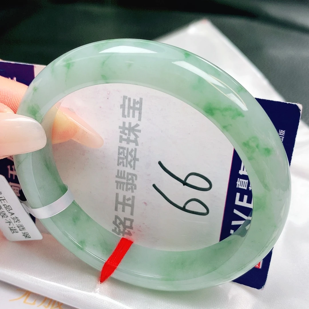 翡翠未镶嵌手镯缅甸天然a货翡翠手镯