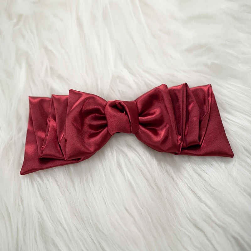 余丸丸【白雪梦境】原创汉服刺绣国风红人上新同款蝴蝶结手工发夹