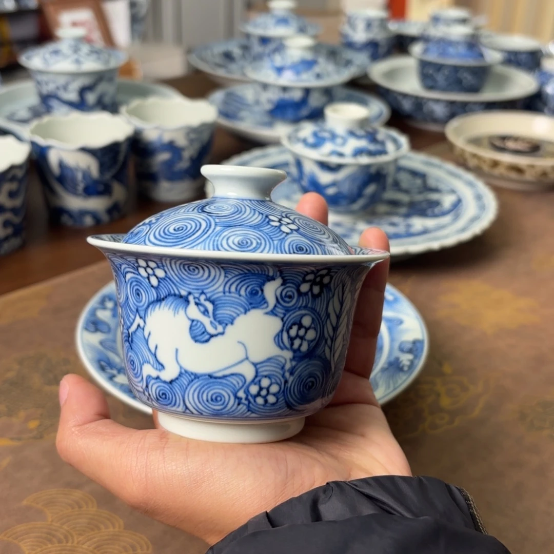 陶摆件景德镇手绘茶器