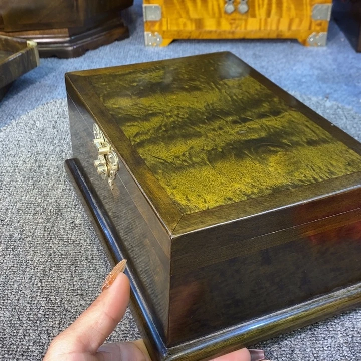 乌木类成套家具茶叶盒