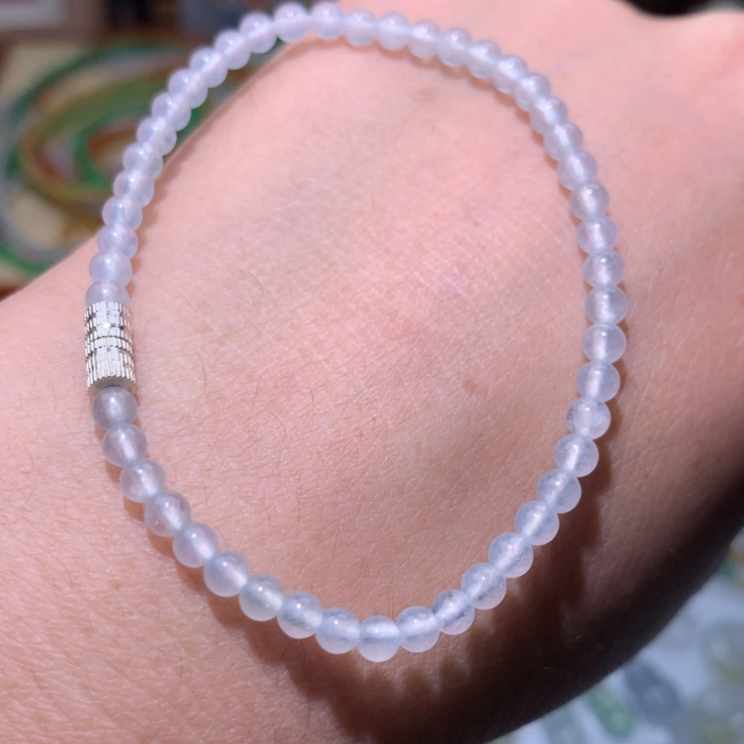 定制翡翠未镶嵌高冰手串