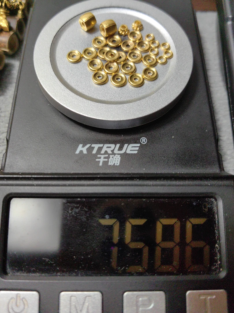 足金999弟子珠黄金文玩配饰
