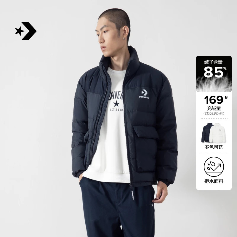 【拒水保暖】匡威秋冬新品男600蓬鸭绒羽绒服外套CONVERSE MCJ215