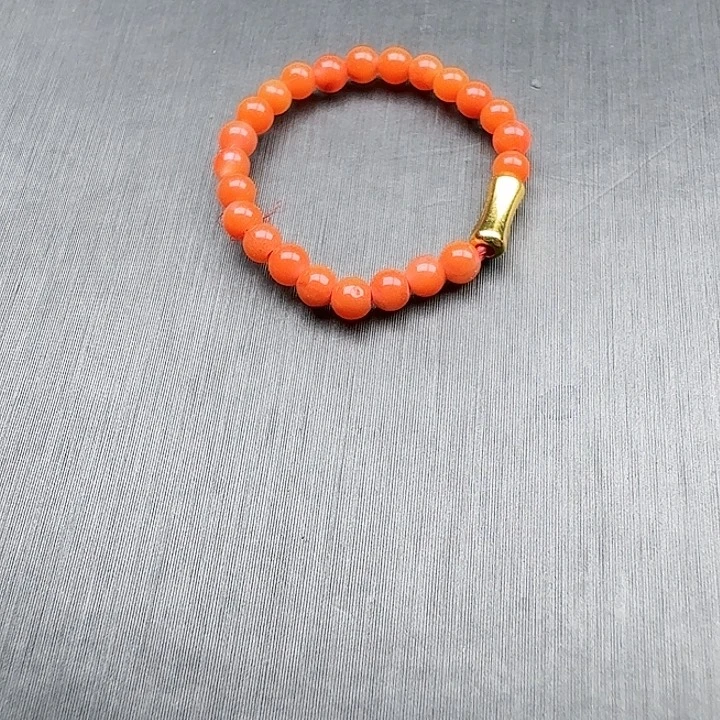 南红玛瑙戒指银S925镶嵌