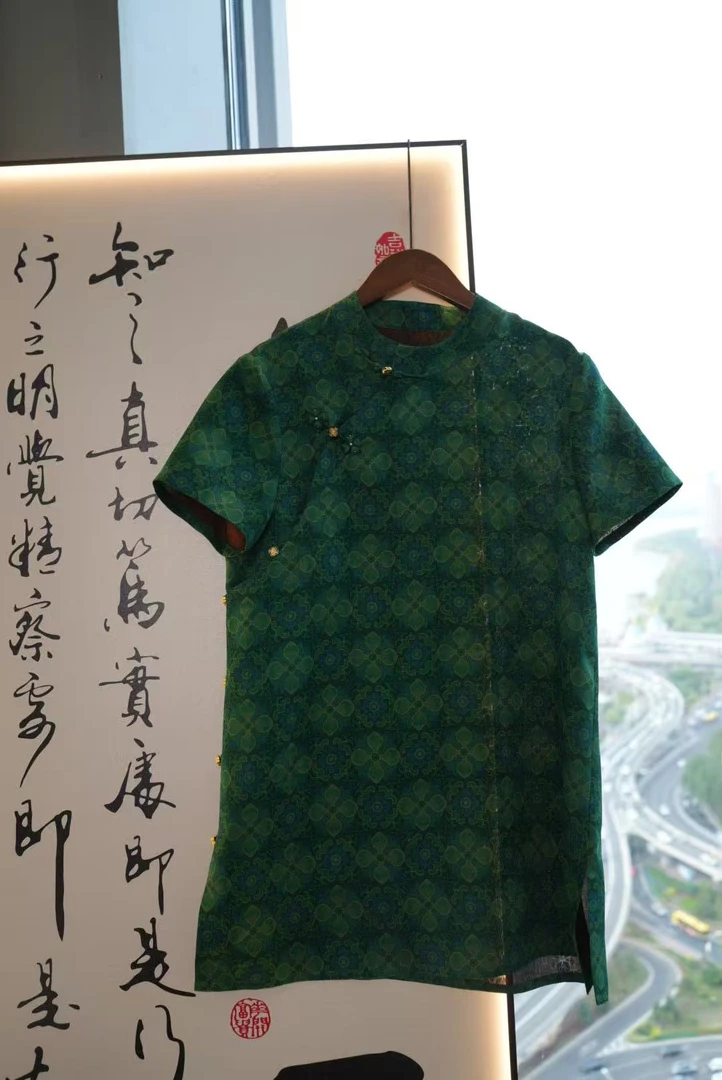 景泰蓝红云纱花萝套装