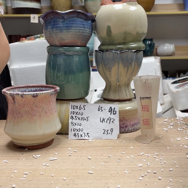 紫砂花盆多肉花盆微瑕96