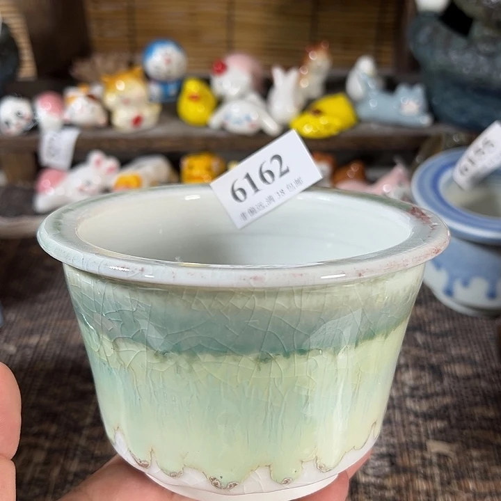 口10 手工花盆满30包邮