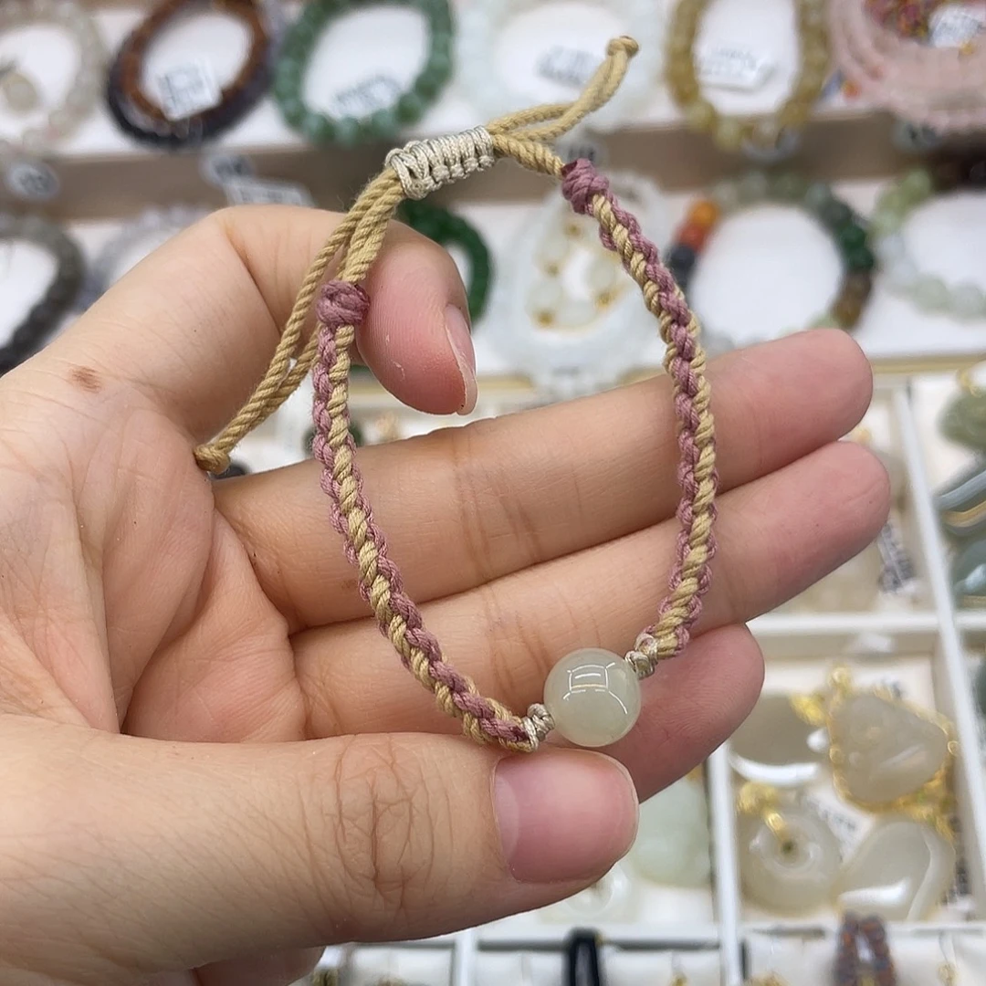 和田玉未镶嵌手绳