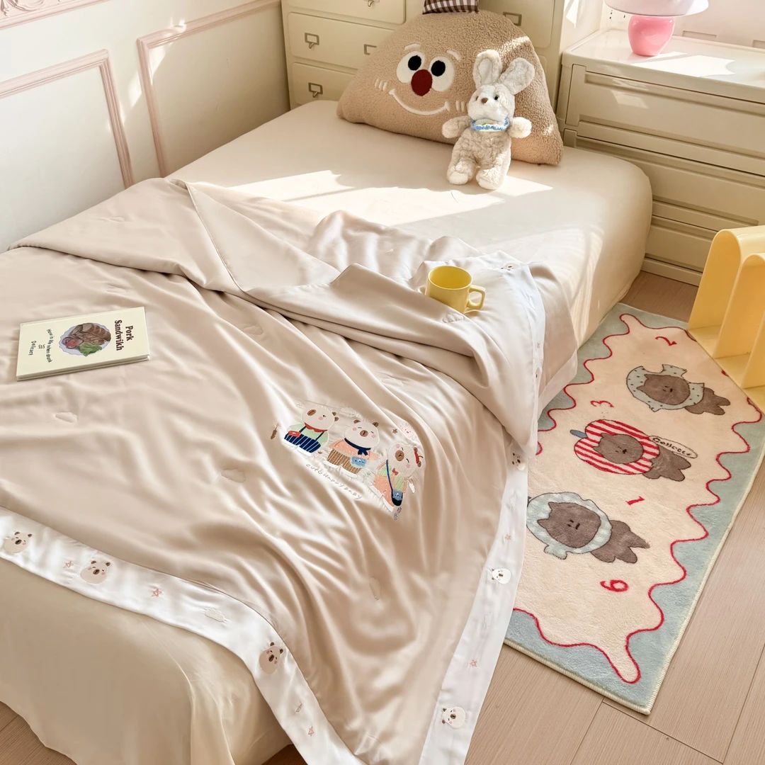 【AM】A类金太阳进口兰精天丝工艺款儿童空调被可机洗双面用婴儿被