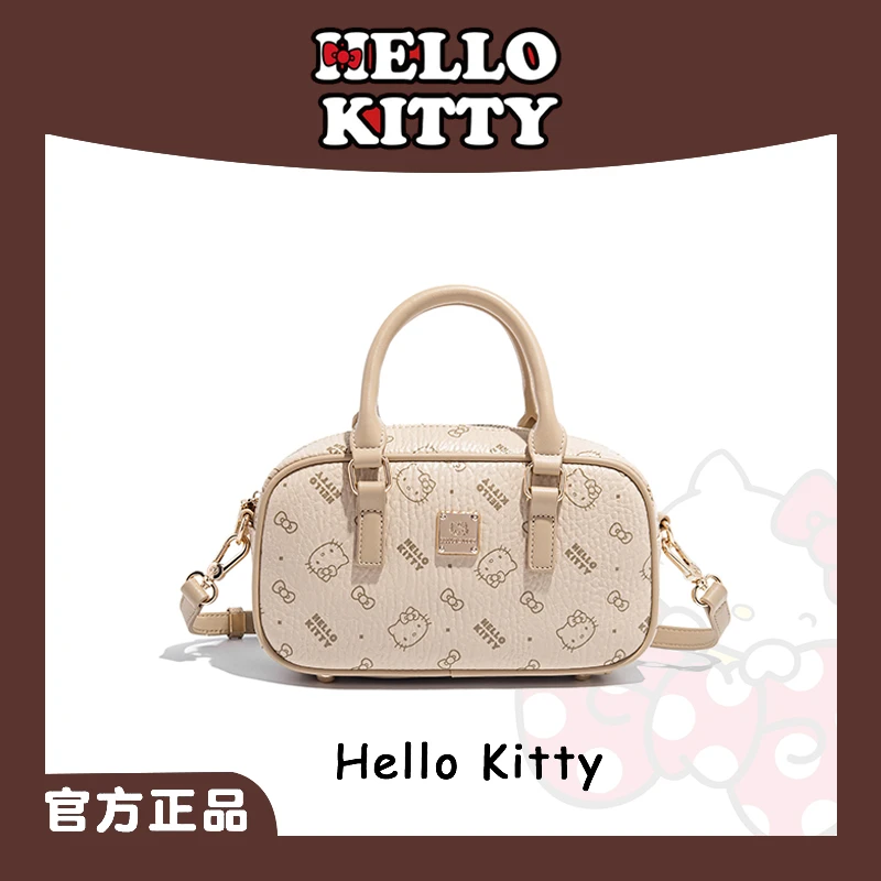 hellokitty单肩水桶包枕头通勤风经典轻奢手提包时尚女士通用