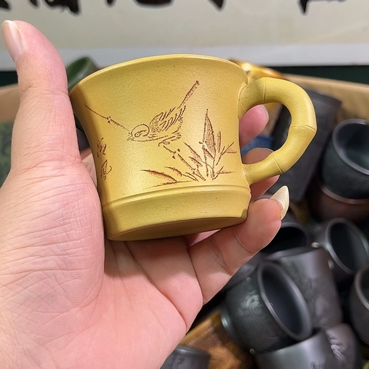 茶杯紫砂全手工紫砂主人杯