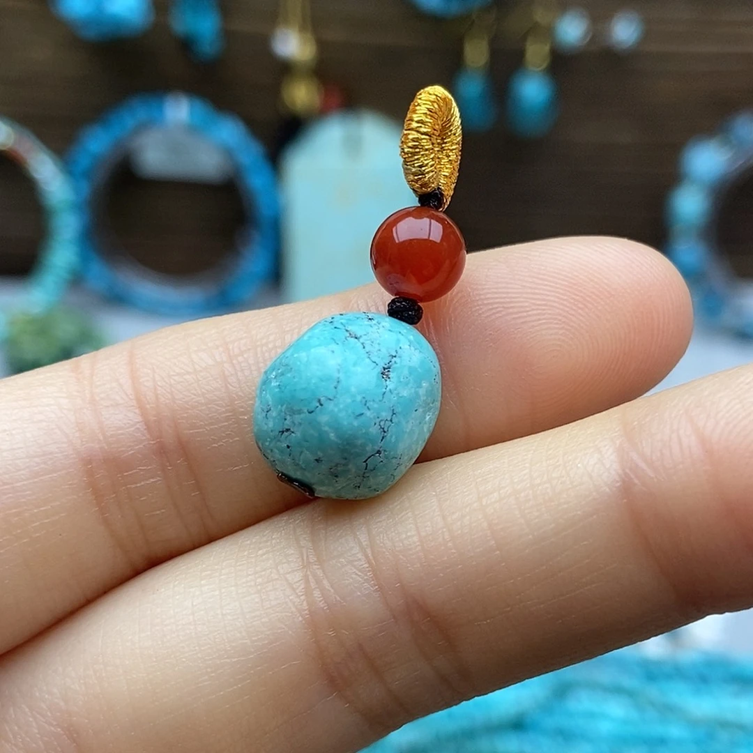 南红玛瑙未镶嵌绿随行