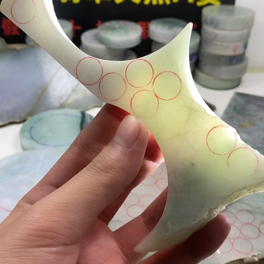 翡翠散珠天然缅甸翡翠a货7