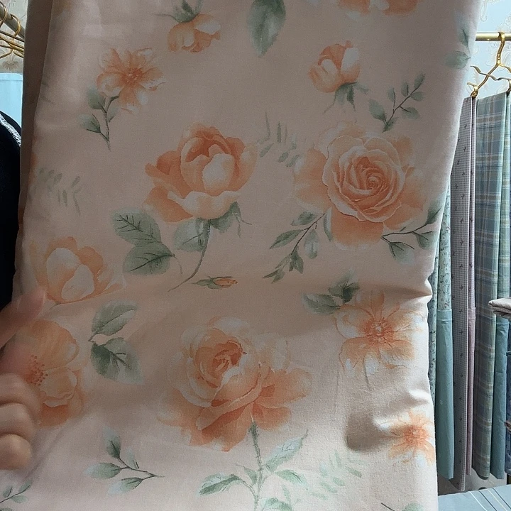 全棉全棉加厚枕套橙色