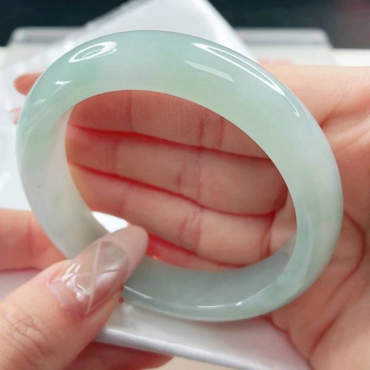 翡翠未镶嵌手镯54.7x311