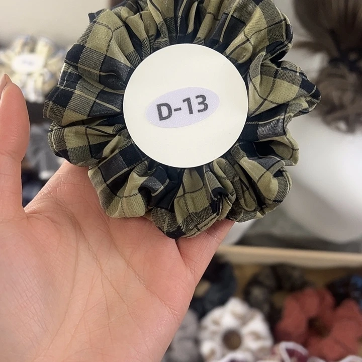 布艺铁合金甜橙手作发圈