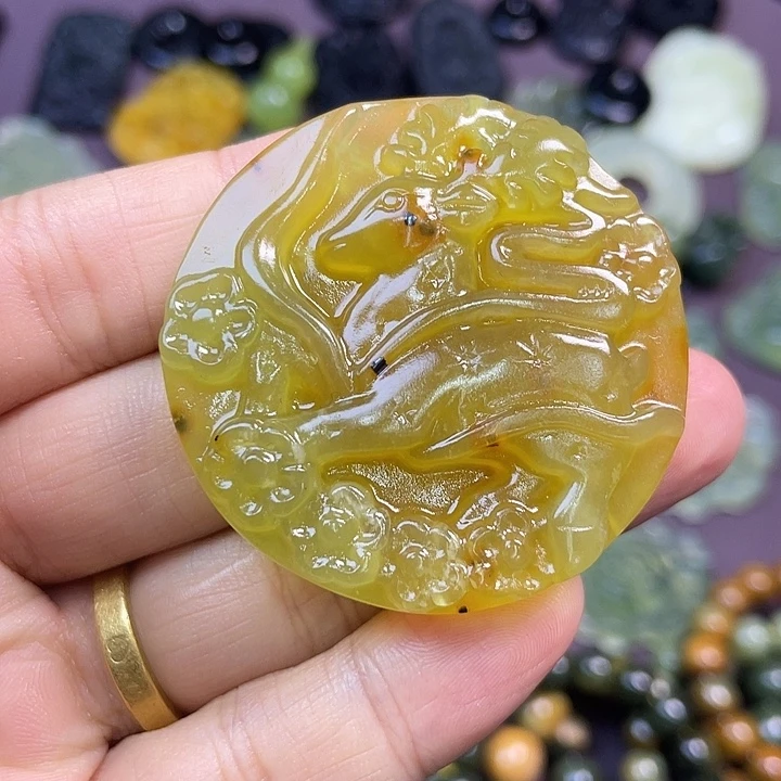 蛇纹石玉未镶嵌手链