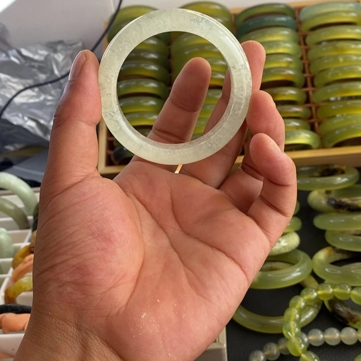 蛇纹石玉合金手镯