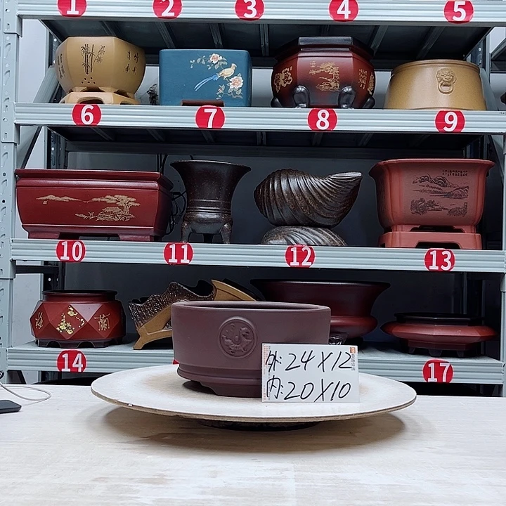 紫砂花盆紫砂花盆