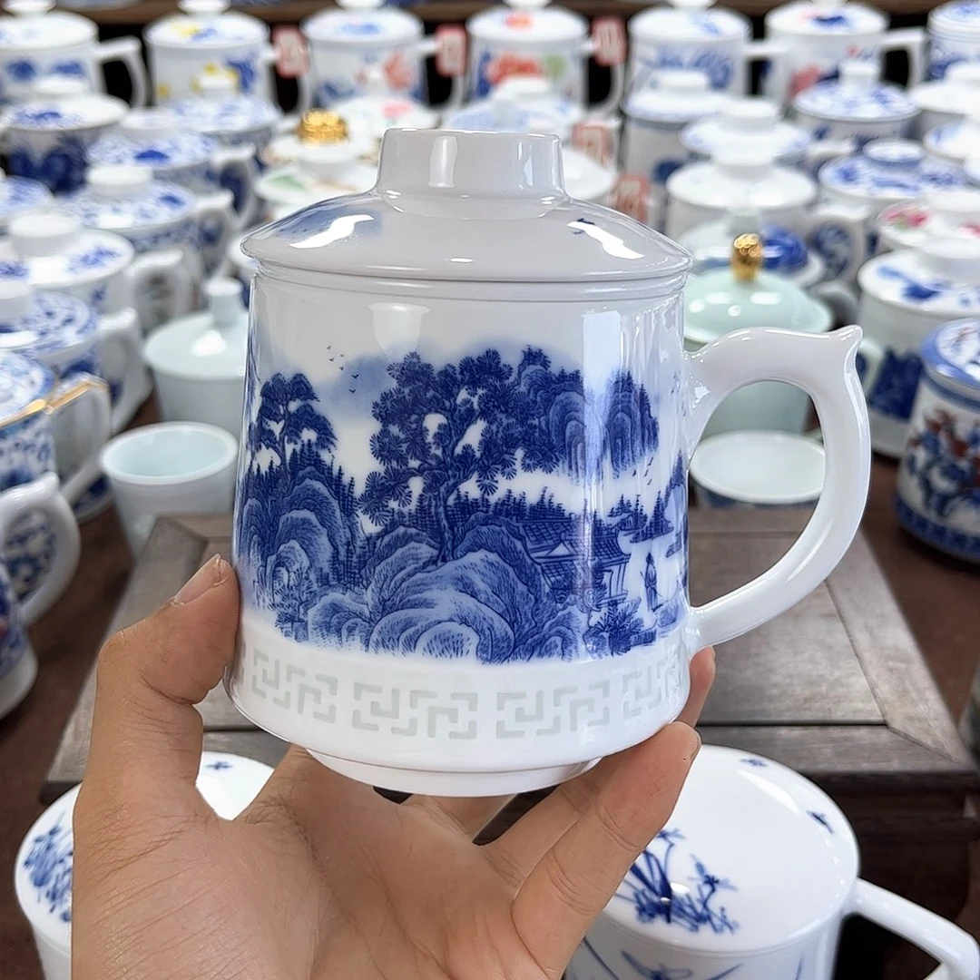 摆件景德镇陶瓷马克杯