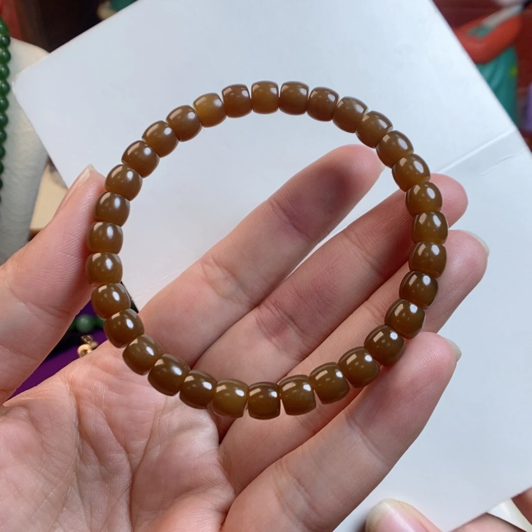 和田玉手链未镶嵌