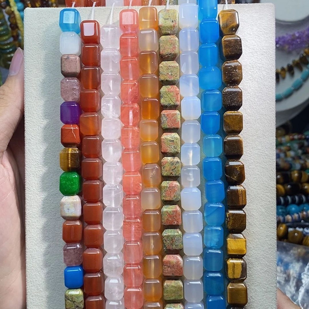 石英质玉未镶嵌，方糖一条11mm，下单备注数字，