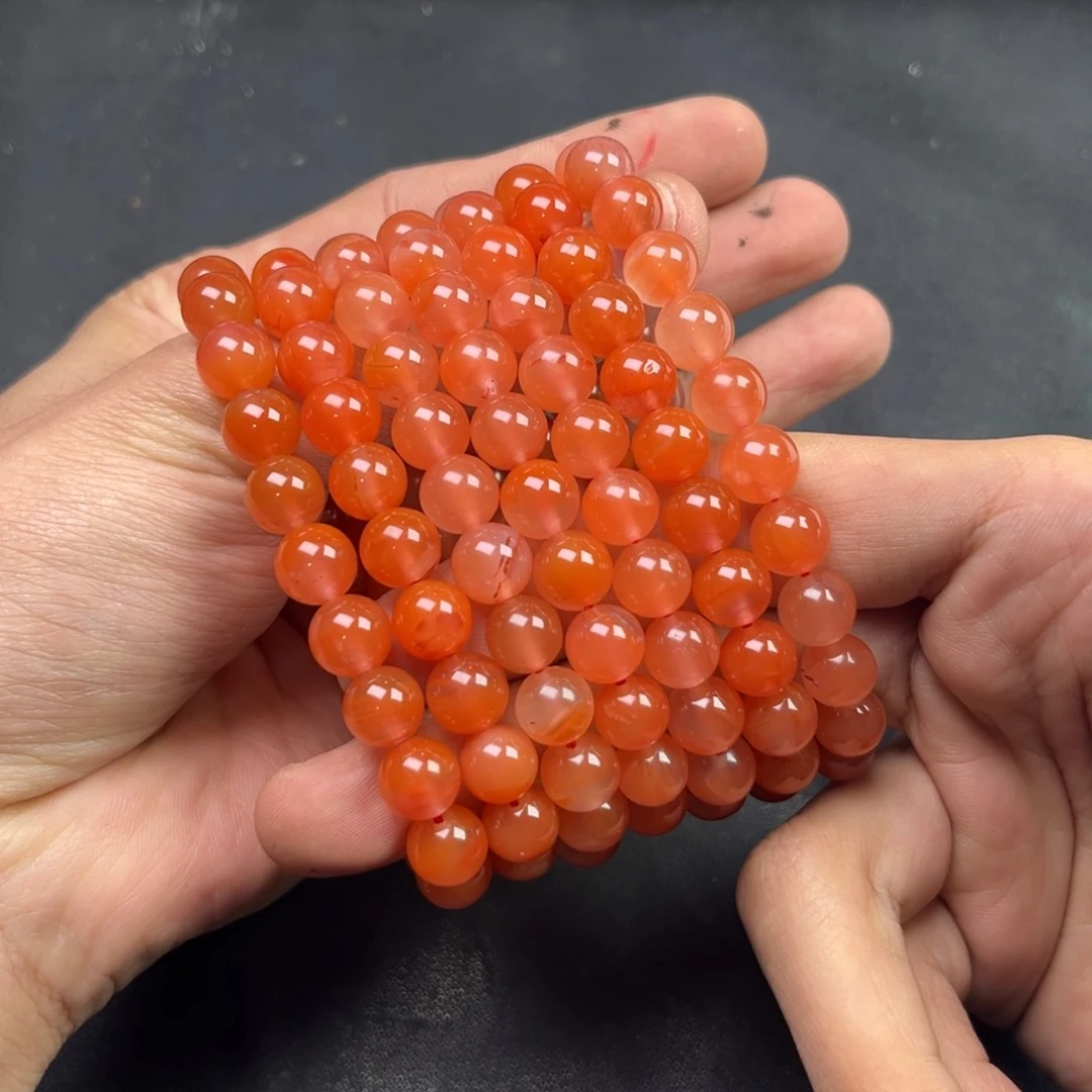 玛瑙/玉髓颈饰未镶嵌多样性南红手串颗卡9货头拍一发一