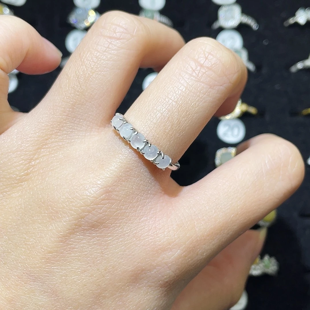 翡翠未镶嵌戒指戒指