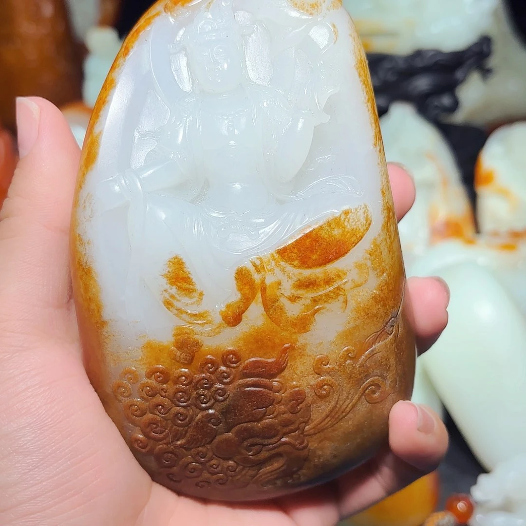 和田玉挂件未镶嵌小****0