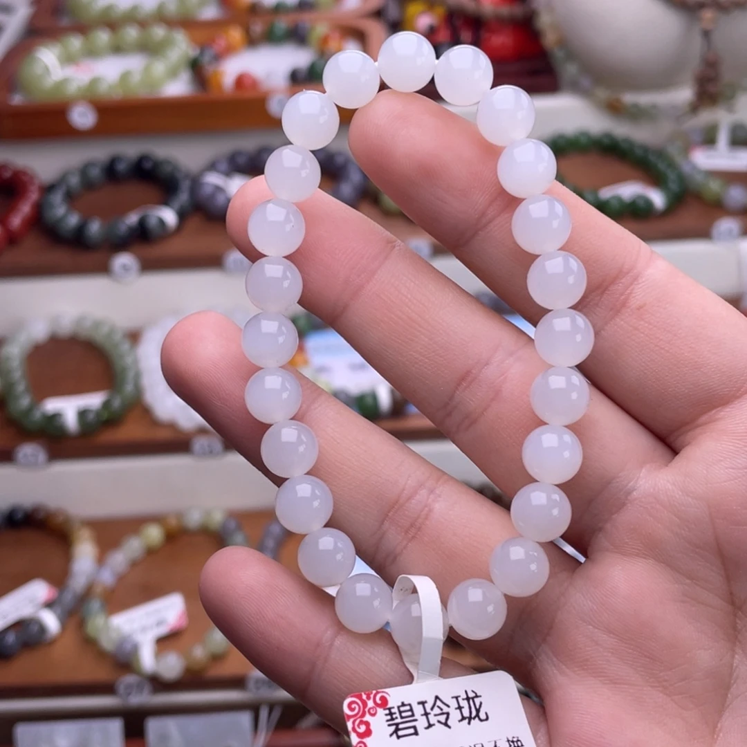 和田玉未镶嵌手串8mm