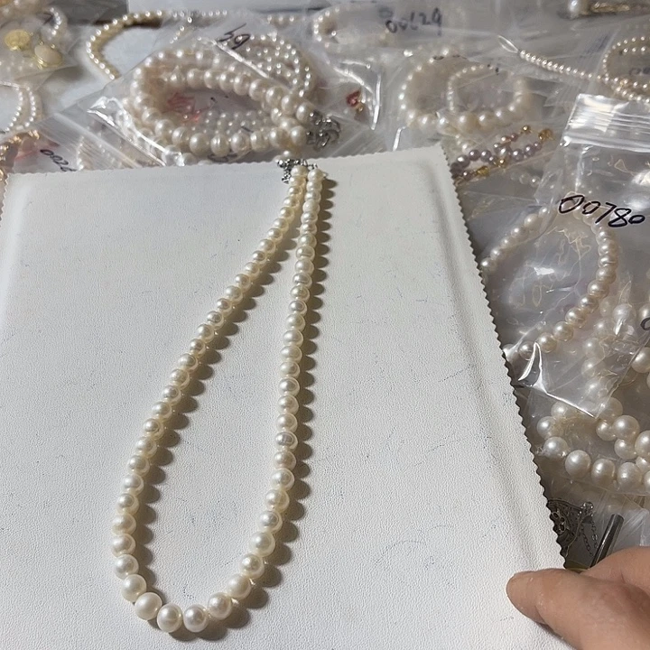 未镶嵌淡水珍珠颈饰00771