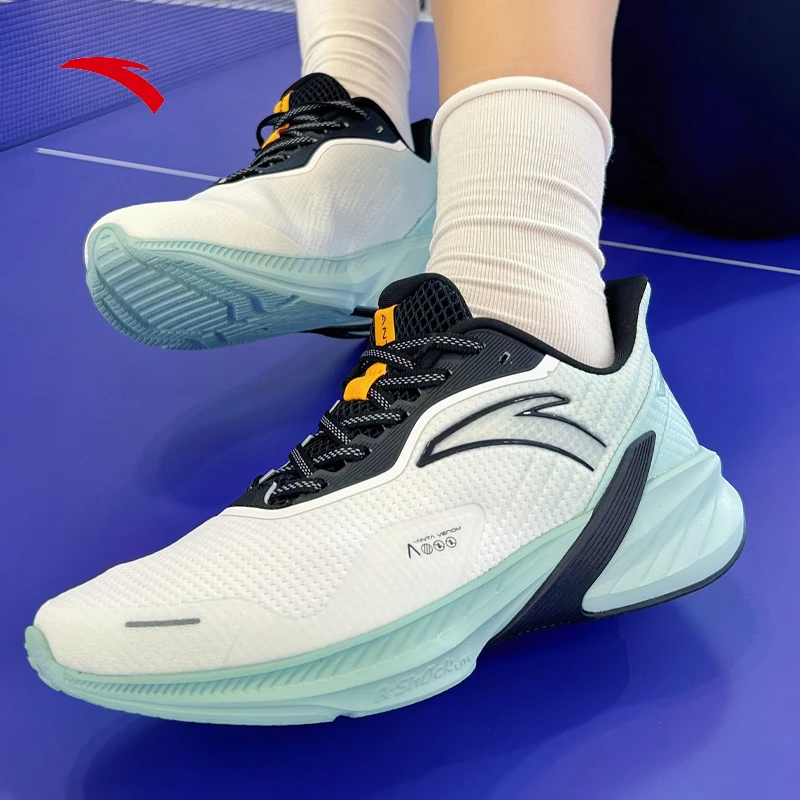 安踏毒刺4跑鞋专业运动鞋男女鞋轻便耐磨网面减震体考体测跑步鞋