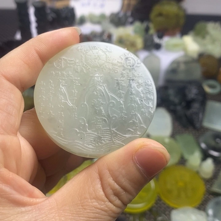合金蛇纹石玉颈饰