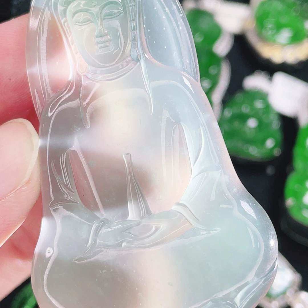 翡翠未镶嵌颈饰160