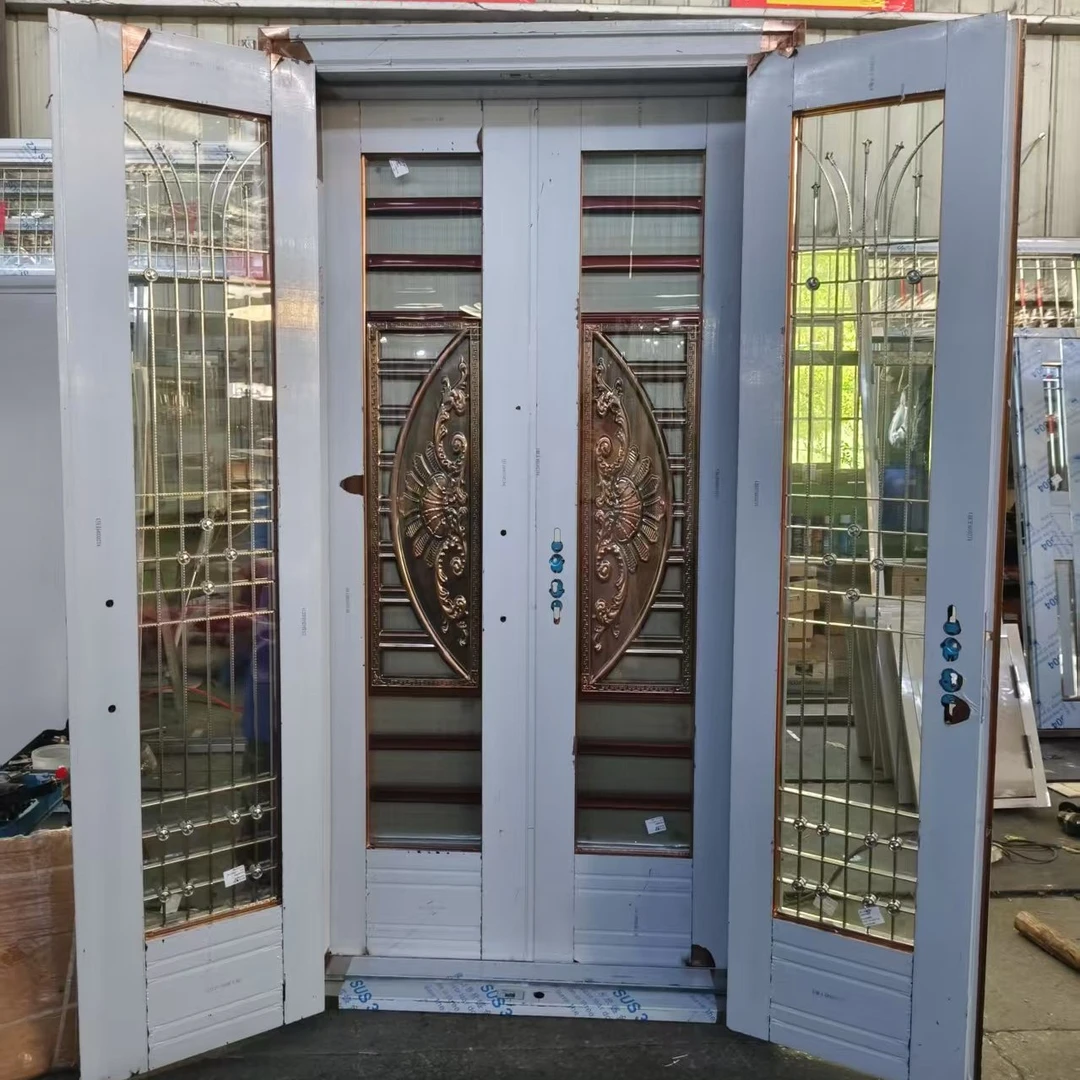 不锈钢防盗门不锈钢大门双开复合门庭院入户门家用大门耐用定制