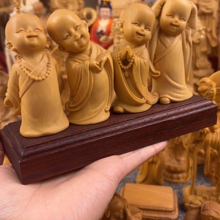 黄杨木黄杨木四个小和尚