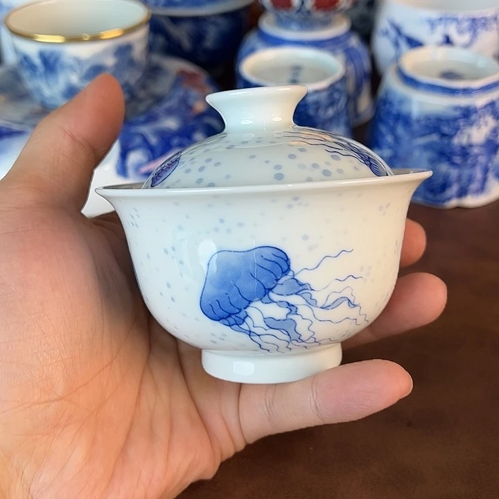 瓷片景德镇全手工手绘陶瓷