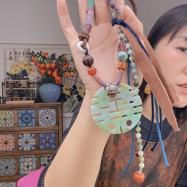 翡翠项链未镶嵌项链