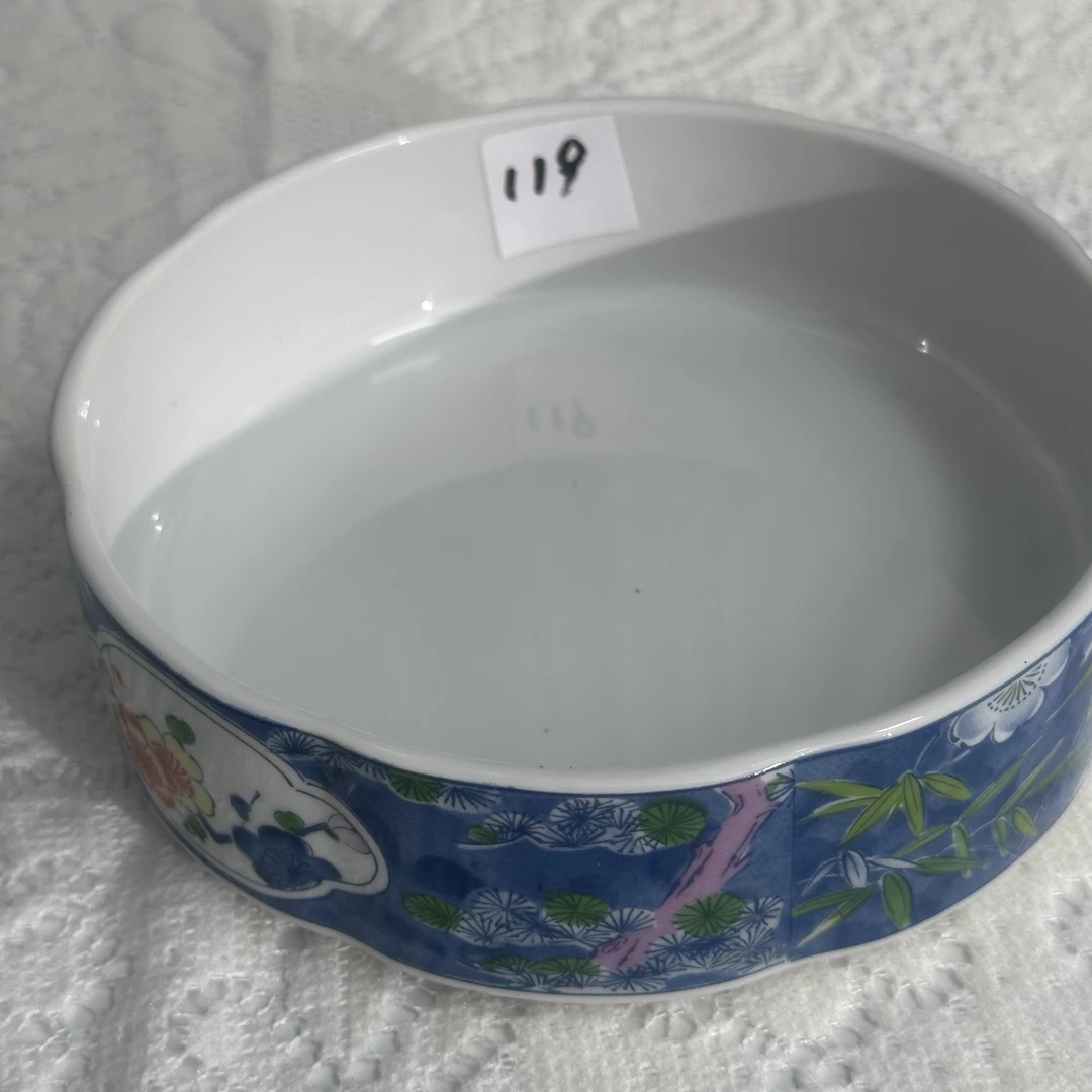 119号孤品高端中古日瓷回流拍下备注标签序号香兰社深川制九谷三