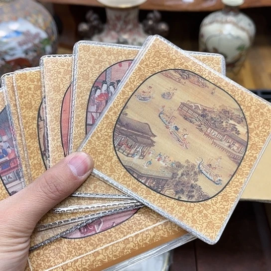 瓷片摆件工艺品瓷器摆件777