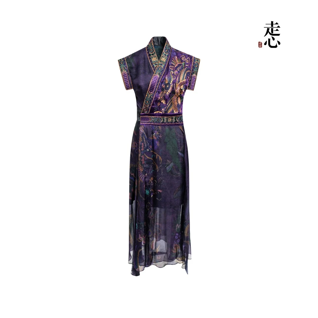 新款【走心非遗】藏袍七彩连衣裙25ZX9075