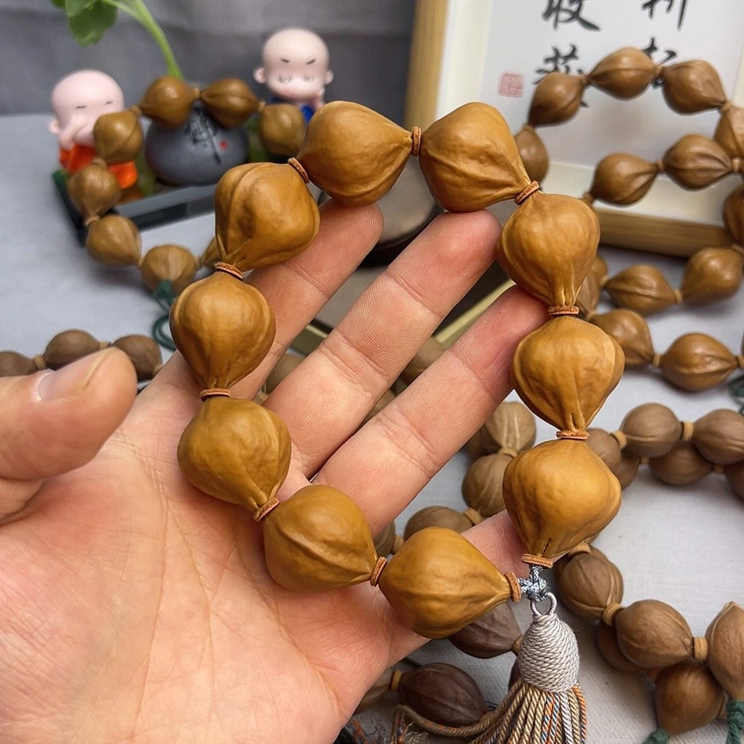 整***条手串橄榄核25蒜头