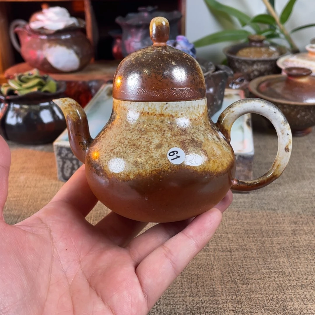 61陶泥。 柴烧。 大容量。